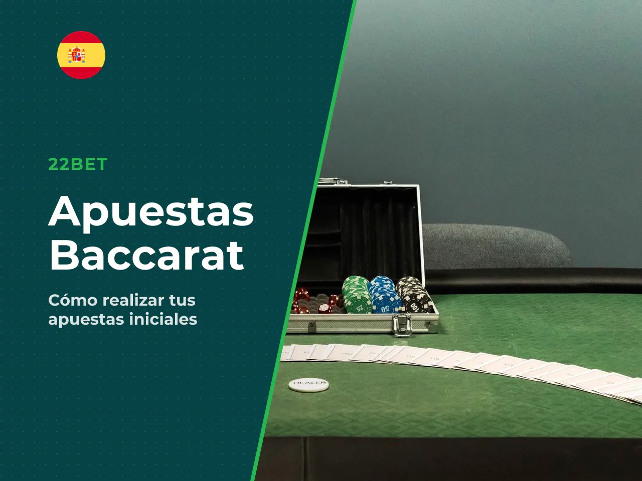 Qué debe hacer el jugador antes de cada mano. Antes de cada mano, el jugador solo debe elegir la apuesta y el importe dentro del límite de la mesa. Las tres opciones básicas son **Jugador**, **Banca**