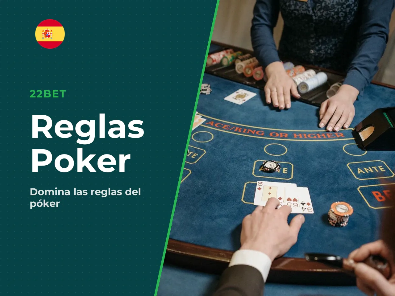 Objetivo del juego y número de cartas. El objetivo del juego es formar la mejor mano posible o hacer que los demás jugadores se retiren. En Texas Hold'em se usa una baraja clásica de **52 cartas**, si