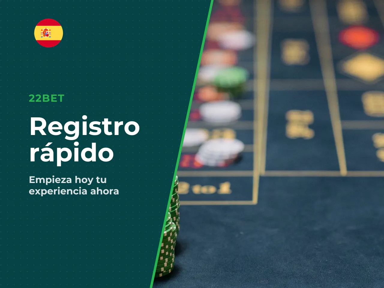 Proceso de registro en 22Bet para nuevos usuarios. **Checklist antes de empezar:** - Documento de identidad vigente (DNI, pasaporte o permiso de residencia), necesario para la verificación KYC posteri