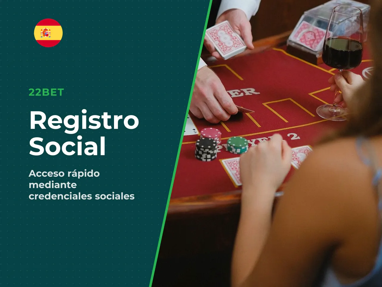 22Bet sign up a través de redes sociales. A fecha de la última verificación (2026), el único método de sign up a través de redes sociales disponible en 22Bet es mediante **cuenta de Google**. Otras op