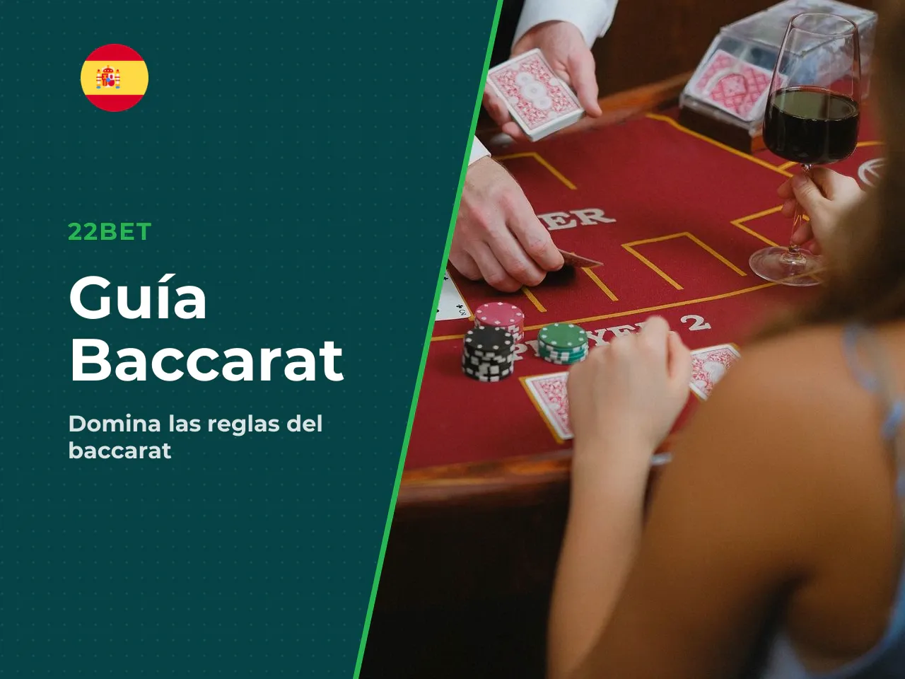 Apuestas, pagos y probabilidades en baccarat. **Información de carácter general.** Las probabilidades y márgenes indicados corresponden a reglas estándar de Punto Banco y pueden variar según el operad