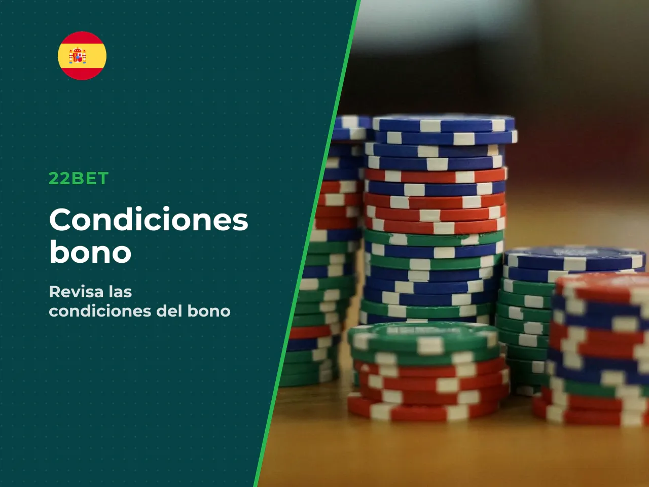 Depósito mínimo, wagering y plazo de uso. El depósito mínimo de 1 € es accesible, sí. Pero el wagering merece atención: Para el **bono deportivo**: 5× el importe del bono, en apuestas combinadas de al