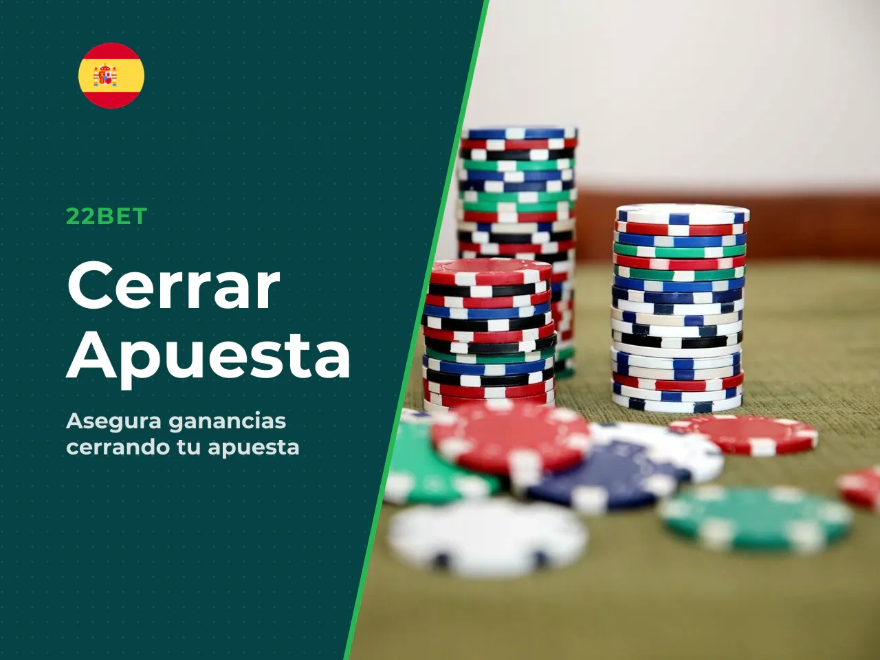 Herramienta Cash Out (Cerrar apuesta). Una función clave que 22Bet pone a disposición de sus usuarios es el **Cash Out** o «Cerrar apuesta». Esta herramienta permite: - **Retirar tus apuestas antes** 