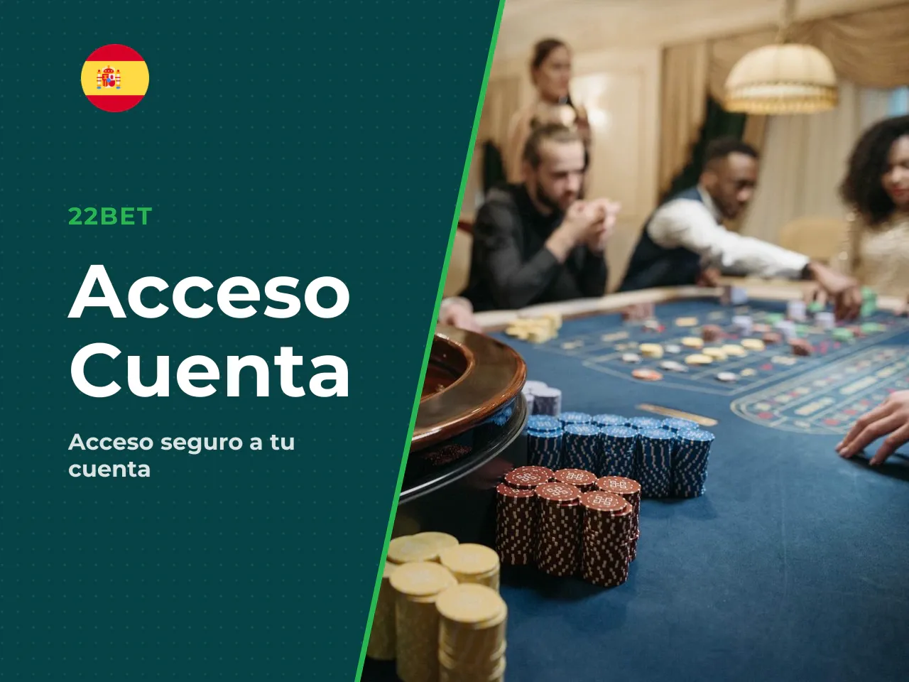 Qué datos usar para el login en 22Bet. **Opción A: Login con ID de jugador y contraseña** 1. Accede al sitio web o abre la app de 22Bet. 2. Pulsa el botón **«Iniciar sesión»** en la esquina superior d