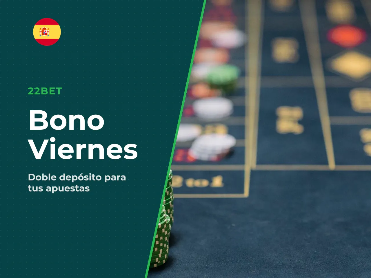 El **Friday Reload** merece mención aparte. Para participar, realiza un depósito de al menos 1 € cada viernes. El bono se añade automáticamente. Debes apostarlo 3 veces en combinadas (mínimo 3 selecci