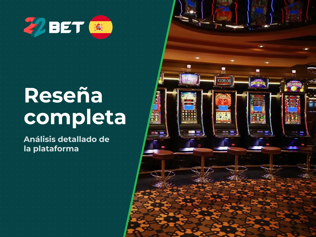 Qué es 22Bet y qué ofrece en España. 22Bet es una plataforma de casino y apuestas online con enfoque internacional. En España puede resultar visible para usuarios locales, pero la evidencia disponible